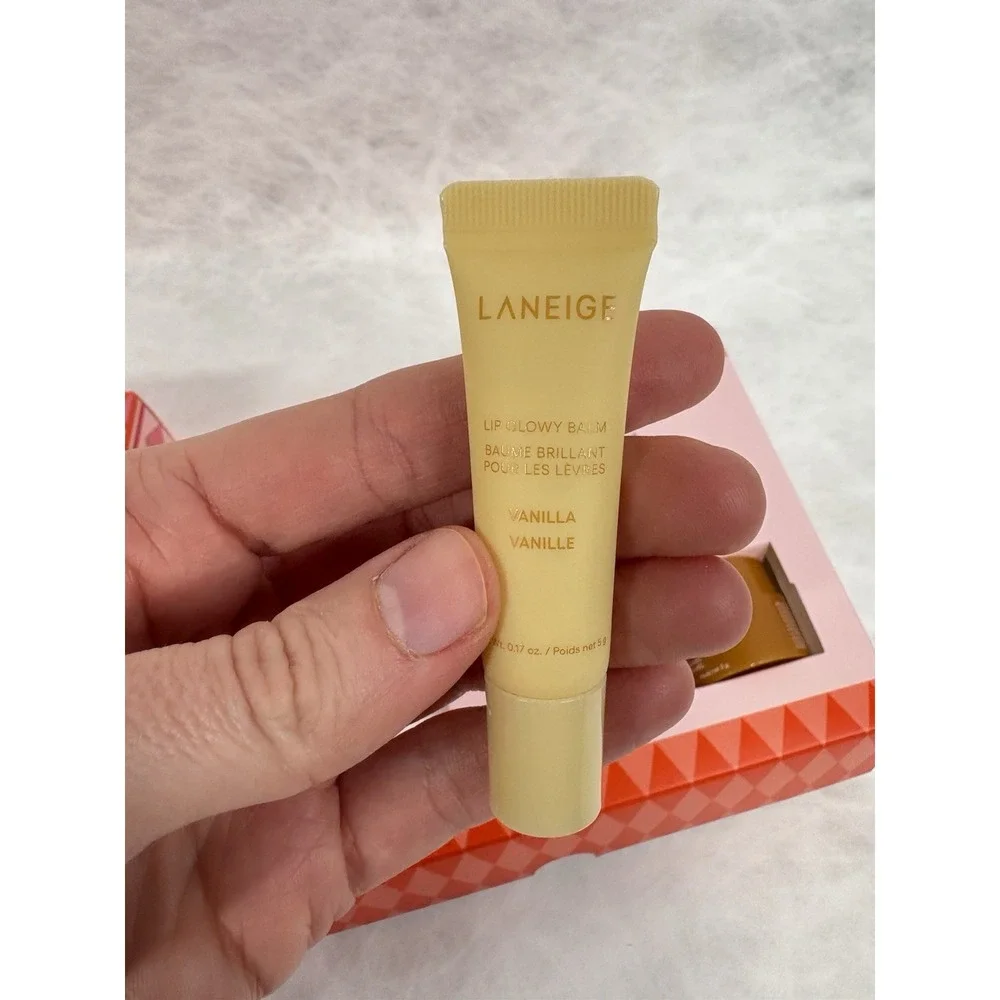 Laneige Midnight Minis Holiday Gift Set 5pc Lip Sleeping Masks & Lip Glowy Balms